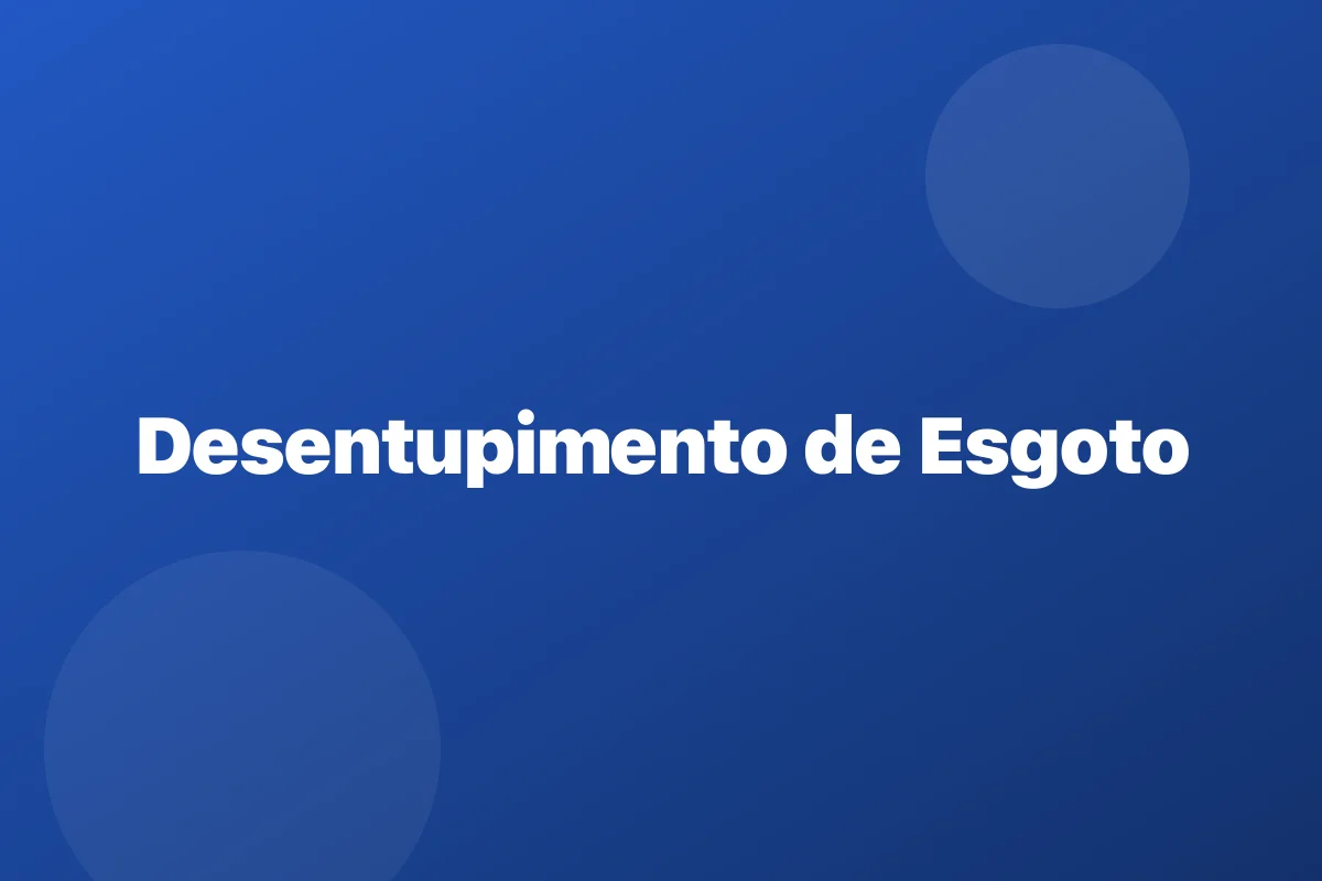 Desentupimento de esgoto em Maceió – limpeza da coluna
